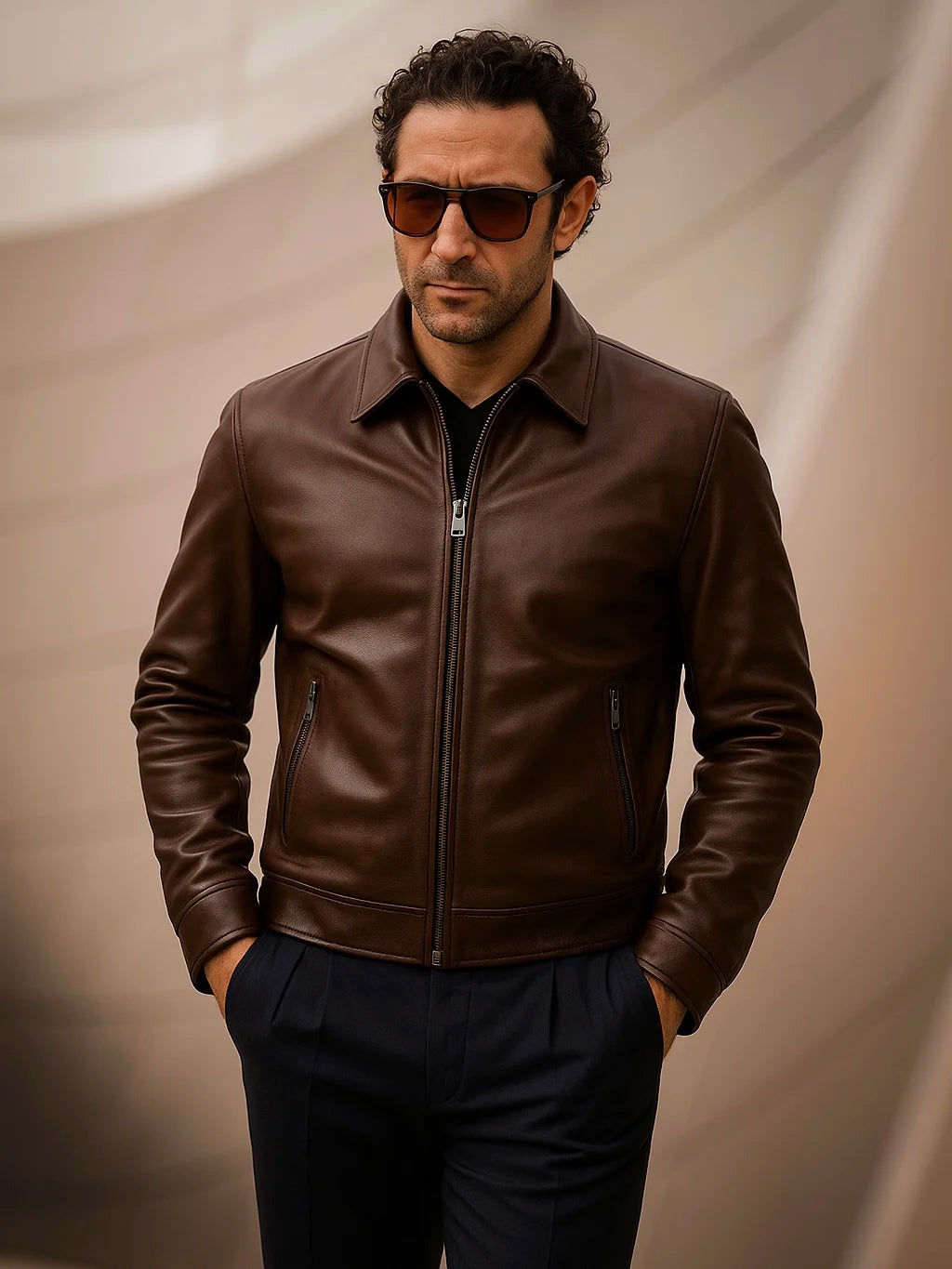 BELGRAVE CLASSIC LEATHER JACKET